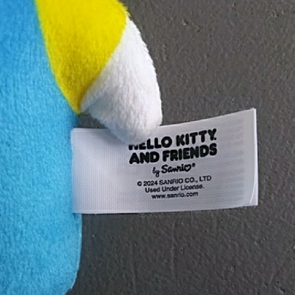 Hello Kitty Plush with Red Bow and Blue Outfit - Picture 2 of 4